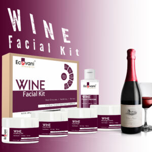 Wine Facial Kit social media post